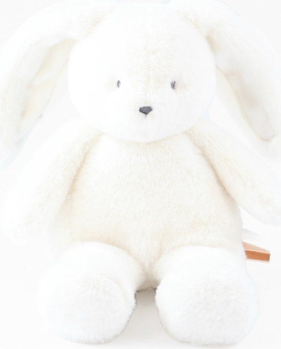 Noukie's Knuffel Konijn Snow - 25 cm - Wit - Pluche