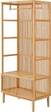 en.casa Halmeubel Vemb 185x80x45 cm bamboe