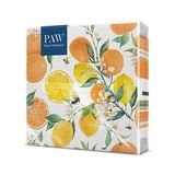 PAW Servetten 33 x 33 cm, 20 stuks - Citrus Met Bijen