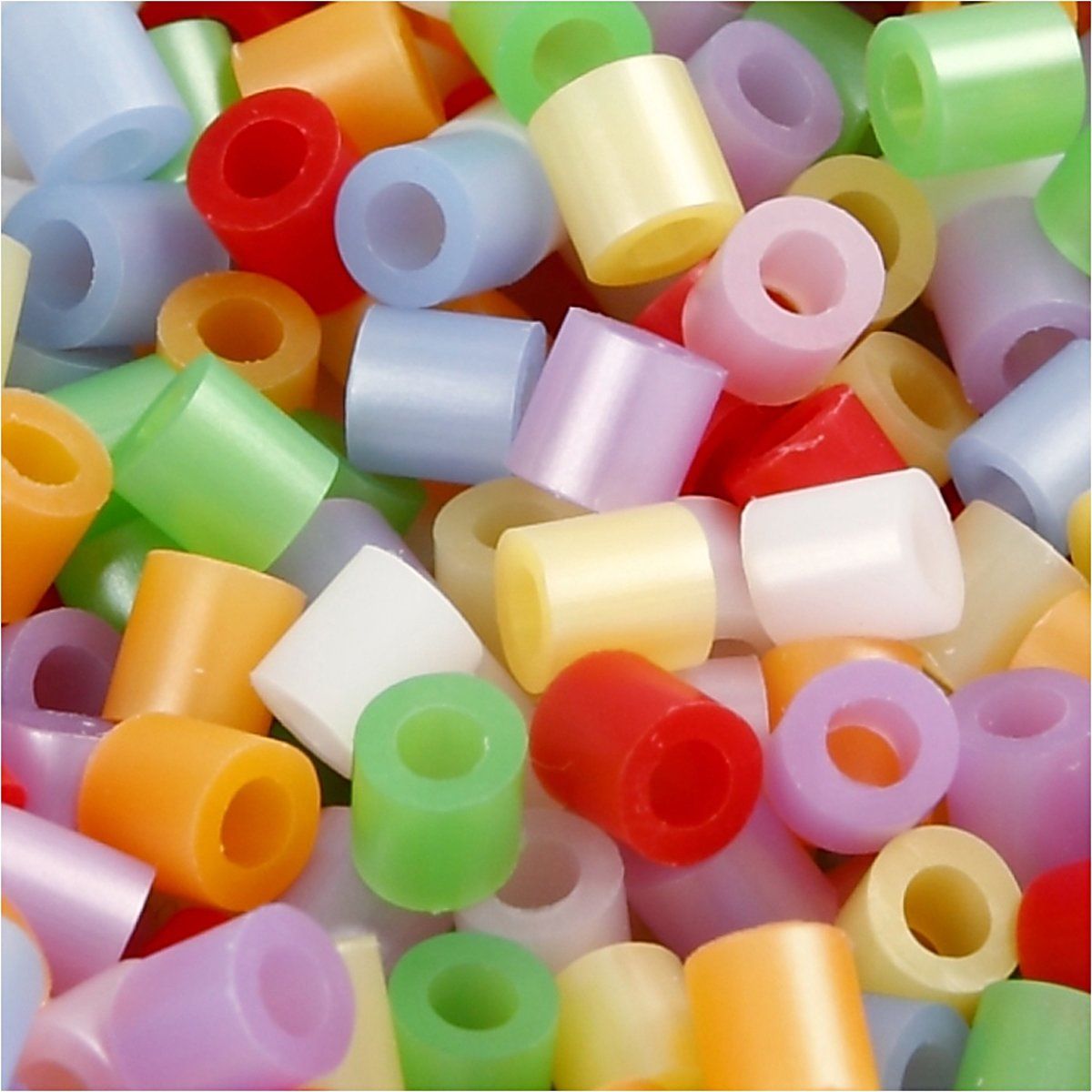 Nabbi Strijkkralen afm 5 x 5 mm parelmoer kleuren medium 20000 assorti