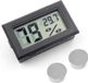 Heble® 2x Professionele Digitale Hygrometer Met Batterijen - Zwart