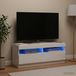 Prolenta Maison Exclusive - LED-TV-meubel, hoogglans wit, houtvezel