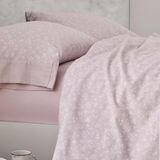 Burrito Blanco Beddengoed van katoenflanel, bed 180 cm (+ beschikbare maten), design 572, kleur nude (180 x 190/200 cm)