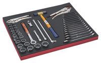 Bahco Foaminlay Fit&Go 3/3 met doppen en toebehoren 1/2" | sleutels en griptangen - 45-delig - FF1A5030