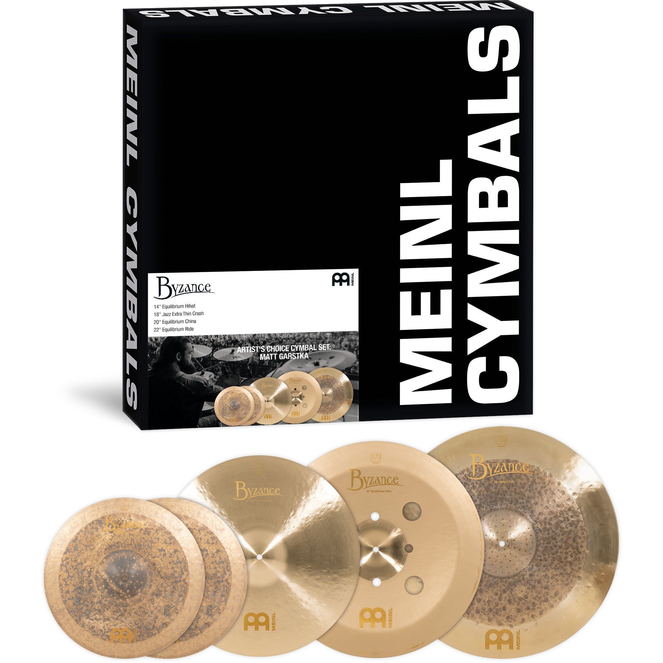 Meinl Artist's Choice Cymbal Set Matt Garstka - 14/18/20/22