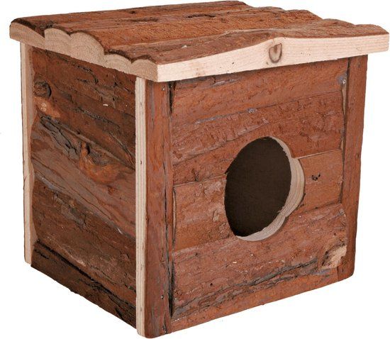 Trixie Nature Jerrik Speelhuis Hamster - 15x14x13 cm - Hout