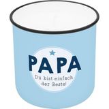 GRUSS & CO Kaars in beker motief "Papa"