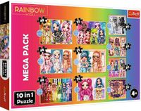 Trefl Modieuze Poppen Collectie Puzzle - 10 in 1 - Voor Kinderen