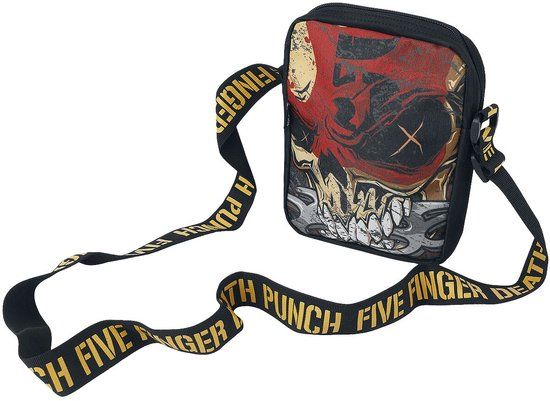 Five Finger Death Punch Rocksax - The way of the fist Unisex Schoudertas - Zwart