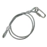 ADJ BGV-C1 versie veiligheidskabel (60 cm, 10 kg, 3mm)