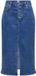 ONLY ONLSILJA Midi-rok Vrouwen Blauw Denim