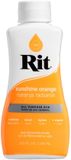 Rit Dye Liquid Sunshine Orange - Textielverf voor stoffen en hobby - 236ml