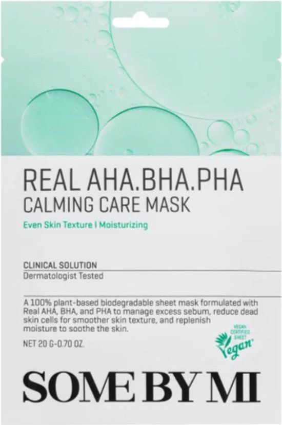 SOME BY MI Real AHA-BHA-PHA Calming Care Mask (20g)