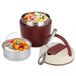 Romon Thermoskan voor levensmiddelen, 1200 ml, thermische lunchbox voor warme levensmiddelen, roestvrij staal, geïsoleerde blikjes met opvouwbare eetlepel voor soep en pasta