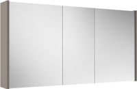 Saniclass Prime Spiegelkast - 120x63x16cm - inclusief zijpanelen - taupe