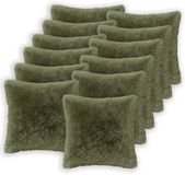 vidaXL Kussensloop 12 stuks Groen 50 x 50 cm Katoensatijn