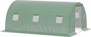 Serre tunnel verte 4,5 x 3 x 2 mètre