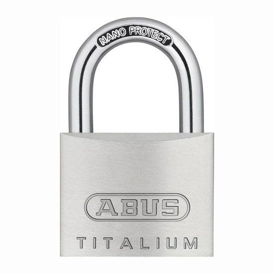 ABUS 64TI/40 Conventioneel hangslot Zilver Aluminium Gehard staal 4 cm