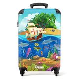 NoBoringSuitcases.com® Kinderkoffer jongen boot