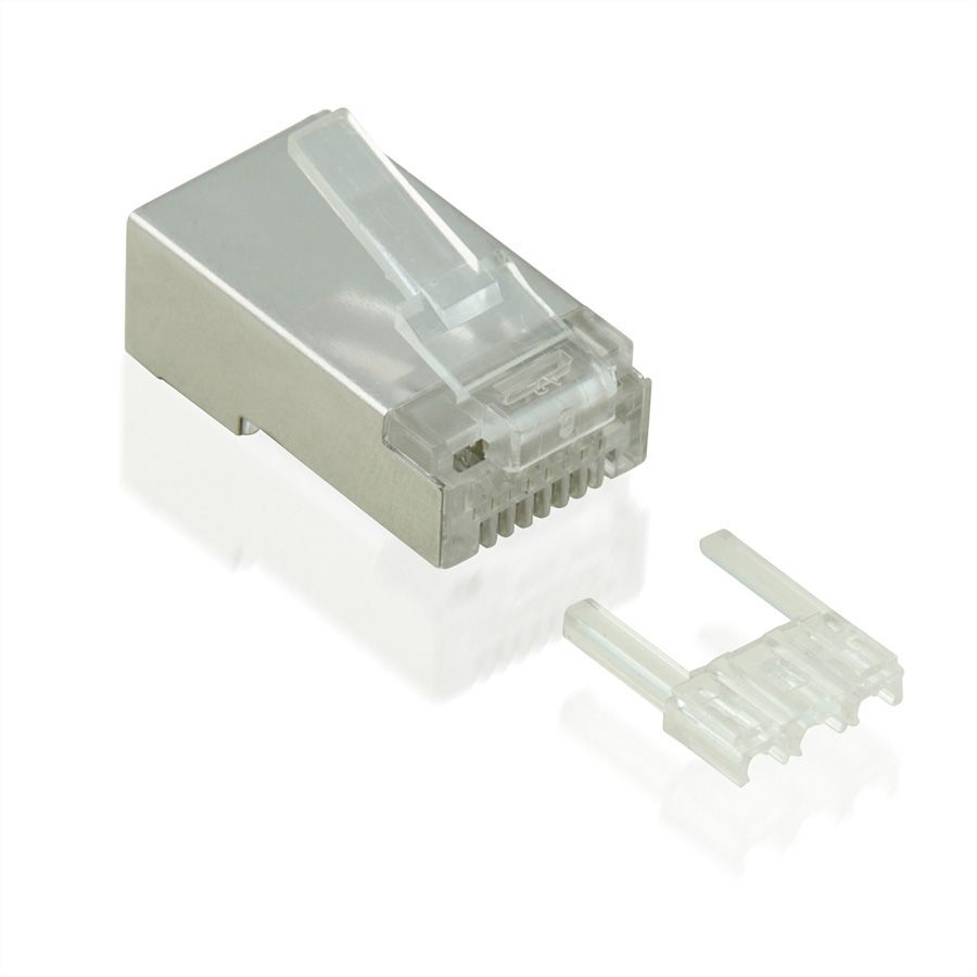 Value Easy-Use RJ45 krimp connectoren voor CAT6 F/UTP patch kabel - 100 stuks