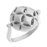 Orphelia Ring Zilver 925 Zirkonia Bloem Vorm Wit 8g Maat 56