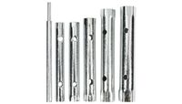 Benson Pijpsleutel set - Verzinkt staal - 8 t/m 17 mm - 5-delig - Inclusief wringijzer