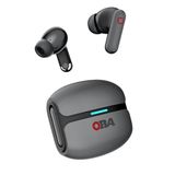 OBA ProX3 Bluetooth hoofdtelefoon 5.3 draadloze in-ear stereo ENC ruisonderdrukking, 30 uur sport, IPX4 waterdichte speelmodus muziek touch control, USB-C, zwart
