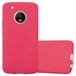 Cadorabo Motorola MOTO G5 PLUS Candy Rood TPU Silicone Case Cover