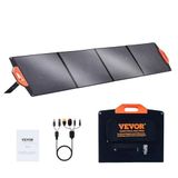 VEVOR 200W Zonnepaneelset 18V monokristallijn zonnepaneel waterdicht ETFE-oppervlak (IP67) zonnesysteem conversiepercentage van 23% inclusief 4-in-1 MC4-adapterkabel Ideaal voor campers Jachten Thuis