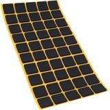 Adsamm® 50 x Zelfklevende Anti-slip Pads Zwart 20 x 20 mm Vierkant