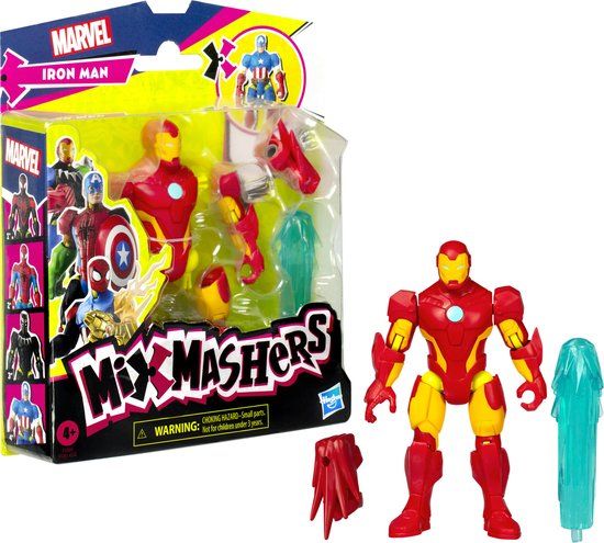 Hasbro Avengers speelgoedfiguur Iron Man MixMashers 12 cm