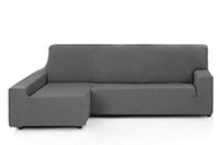 Martina Home Overtrek voor chaise longue, model Túnez, hoekdeel links, grijs