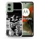 Cokitec Motorola G55 5G Sport Rugby Zwart Wit Versterkte hoes