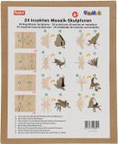 PlayMais Mosaïque 3D Insectes Décorer, 24 pièces.