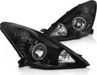Viking Choice Koplampen dual halo rims TOYOTA CELICA T230 99-05 ANGEL EYES ZWART