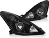 Viking Choice Koplampen dual halo rims TOYOTA CELICA T230 99-05 ANGEL EYES ZWART