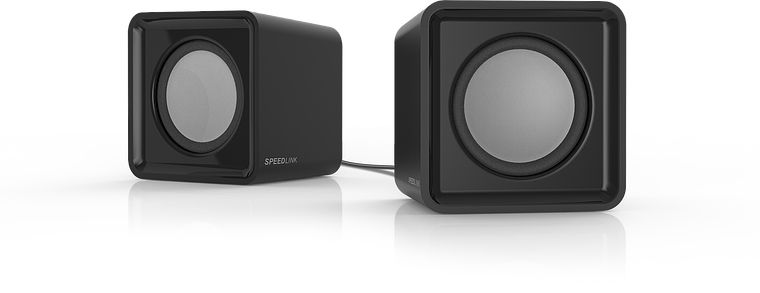SPEEDLINK TWOXO Stereo Speakers - Black