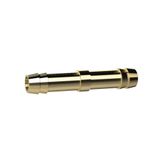 Riegler Dubbele slang, voor slang LW 10 mm, messing CW614N, werkdruk max. 16 bar, medium/omgevingstemperatuur. Maximale 90 °C, L = 55 mm.