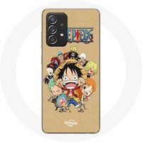 Maniacase Etui voor Samsung Galaxy A52 One Piece Manga Uitrusting van de Strohoed