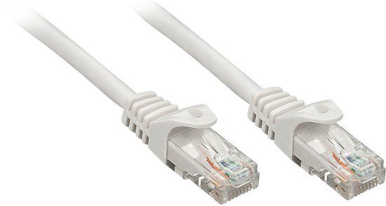 LINDY 48163 RJ45 Netwerkkabel, patchkabel CAT 6 U/UTP 2.00 m Grijs 1 stuk(s)