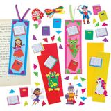 Baker Ross FN371 Wereld Boeken Dag Foam Bladwijzers - Pak van 8, Bladwijzer maken voor kinderen, Wereld Boeken Dag Knutselen