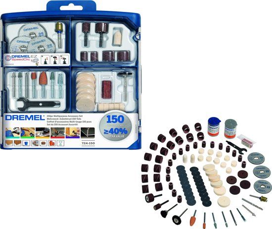 Dremel 724 Accessoireset - 150-delig - EZ SpeedClic set