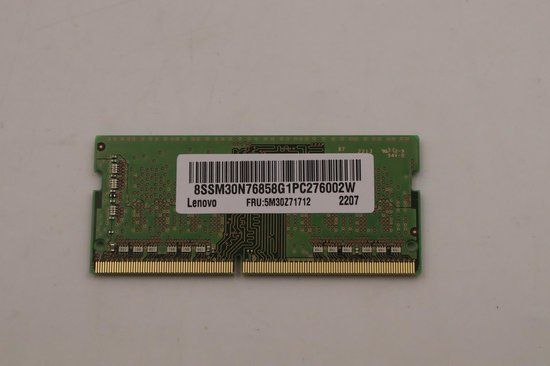 Lenovo 5M30Z71712 geheugenmodule 8 GB DDR4 3200 MHz SO-DIMM