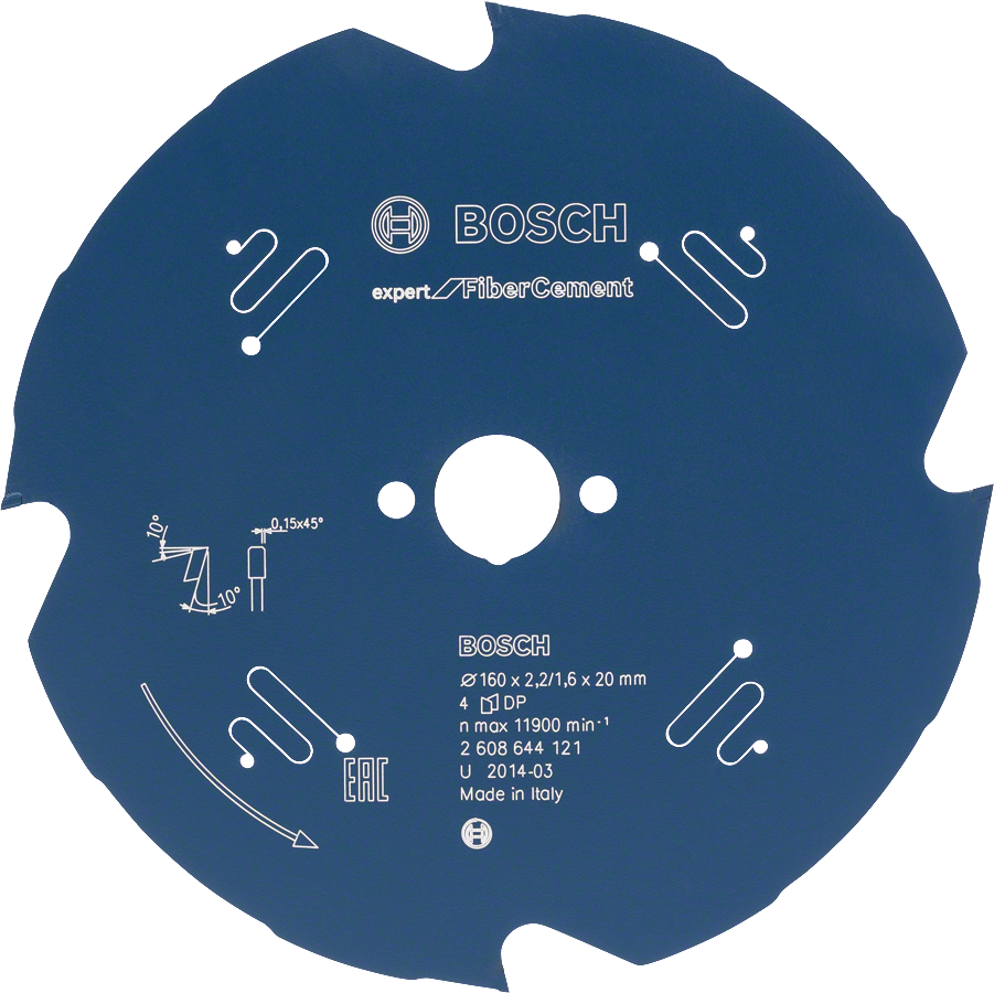 Bosch Expert for Fibre Cement - Cirkelzaagblad - 2 608 644 346