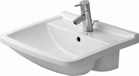 Duravit Starck 3 Semi-recessed washbasin