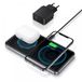 ESR HaloLock Chargeur sans fil magnétique 2 en 1 Noir