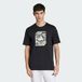 adidas Hombre CAMO SHAPE GRAPHIC T-SHIRT, black, S