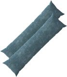 vidaXL - Kussensloop - 2 stuks - HEERLEN - Blauw - 40 x 145 cm - Katoensatijn