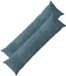 vidaXL - Kussensloop - 2 stuks - HEERLEN - Blauw - 40 x 145 cm - Katoensatijn