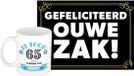 Bellatio Decorations Mok 65 Ans Homme Bleu clair Céramique